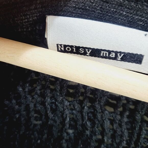 Noisy May Black Knit Drop Shoulder Sweater - Picture 3 of 7